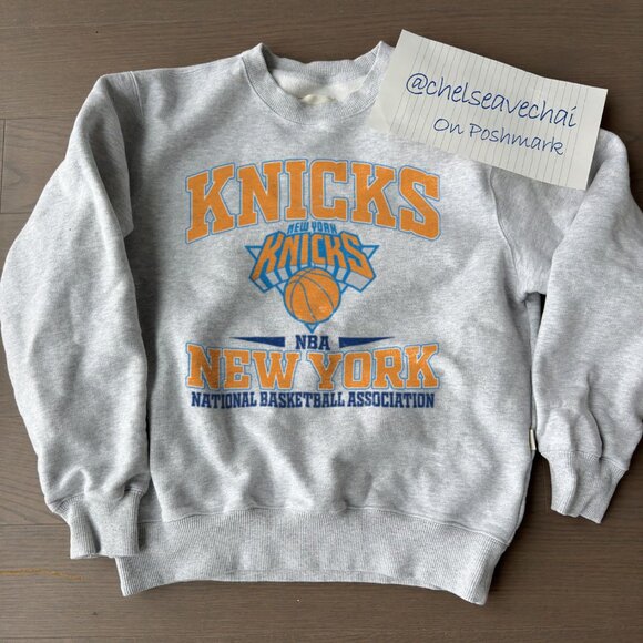 Vintage New York Knicks Basketball Crewneck Sweatshirt 90s New York Knicks Shirt - Picture 1 of 2